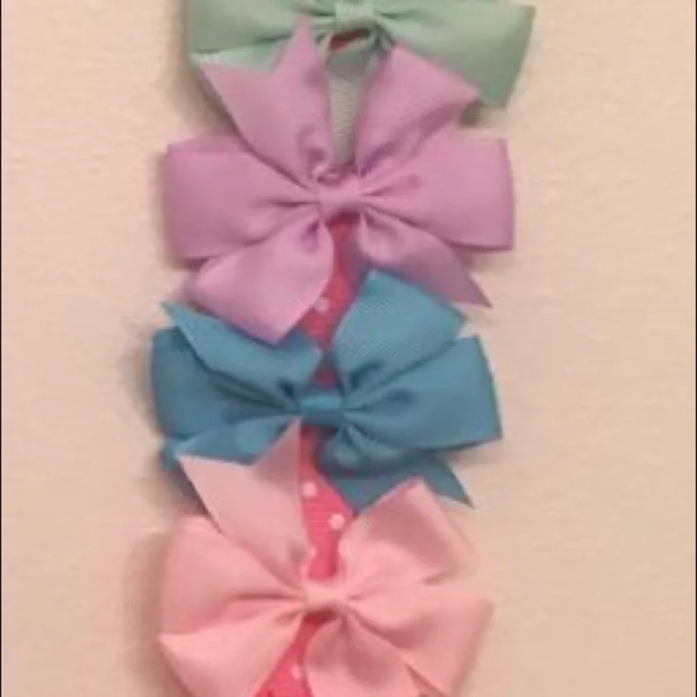 COPY - NWT 40Piece 3 Inch Boutique Grosgrain Ribbon Pinwheel Hair Bows Alligato…